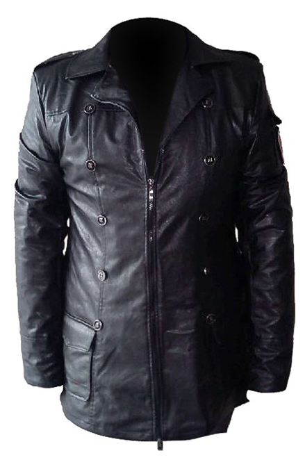 Resident Evil Jack Muller Leather Coat - Click Image to Close